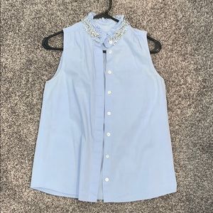 J crew jeweled button up— SELL OR TRADE FOR SIZE 2